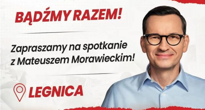 Mateusz Morawiecki w sobotę przyjeżdża do Legnicy