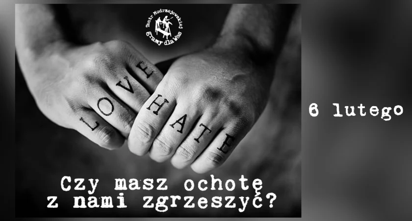 Happening promujący nową sztukę teatralną 