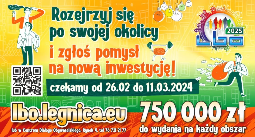Rusza nabór wniosków do Legnickiego Budżetu Obywatelskiego 2025