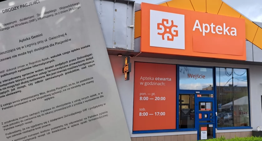 Nadzór farmaceutyczny wstrzymał działalność legnickiej apteki. Dlaczego?