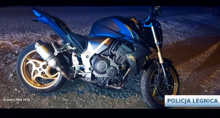 Pijany motocyklista twierdził, że motocykl znalazł na drodze 