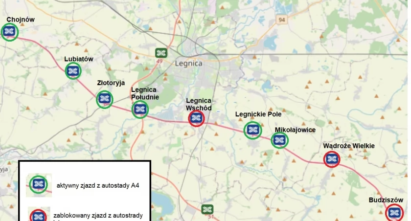 Gdzie rolnicy będą blokować autostradę A4?
