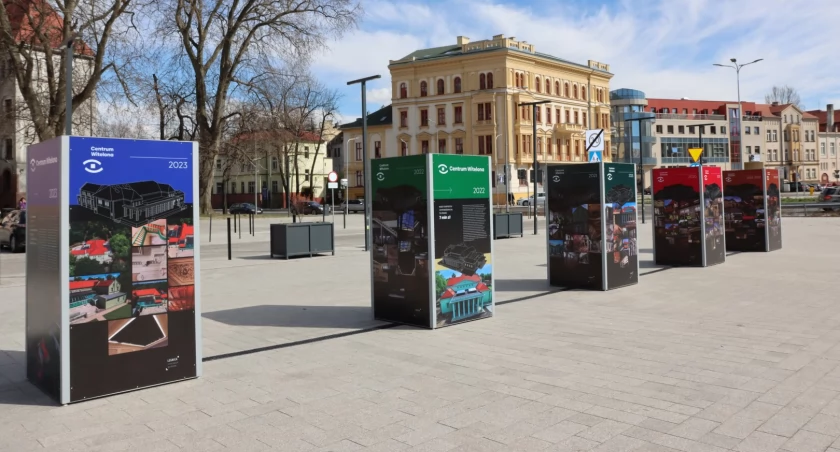 Wystawa dotycząca Centrum Witelona stanęła na placu Słowiańskim
