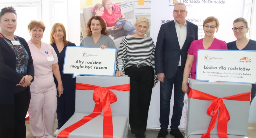 Łóżka dla rodziców małych pacjentów legnickiego szpitala