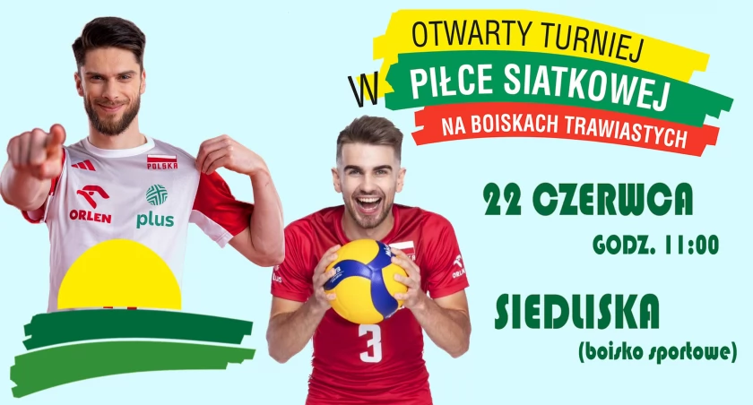 Piknik i turniej siatkarski z medialnym wsparciem reprezentantów Polski 