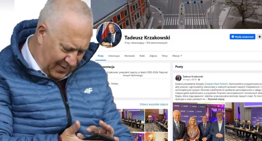 Odchodząc z ratusza Tadeusz Krzakowski zabrał swój fanpage