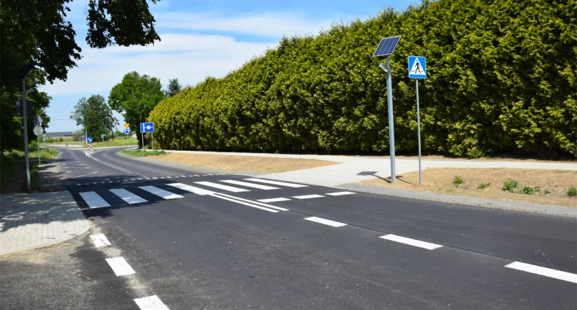 Nowe przejście dla pieszych w Gniewomierzu