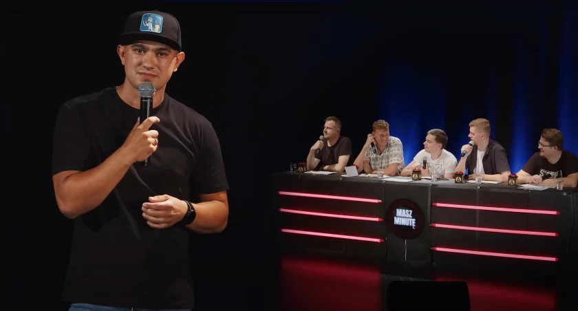 Paweł Moskal, legnicki stand-uper, wystąpił w programie „Masz Minutę”