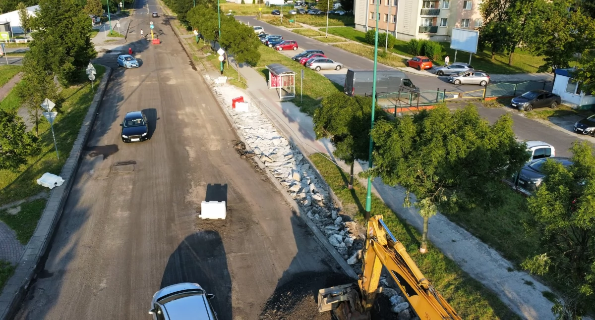 Rozpoczął się remont ulicy Iwaszkiewicza