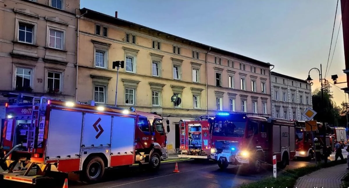 Tragedia w Bolkowie: dwie osoby zginęły w pożarze