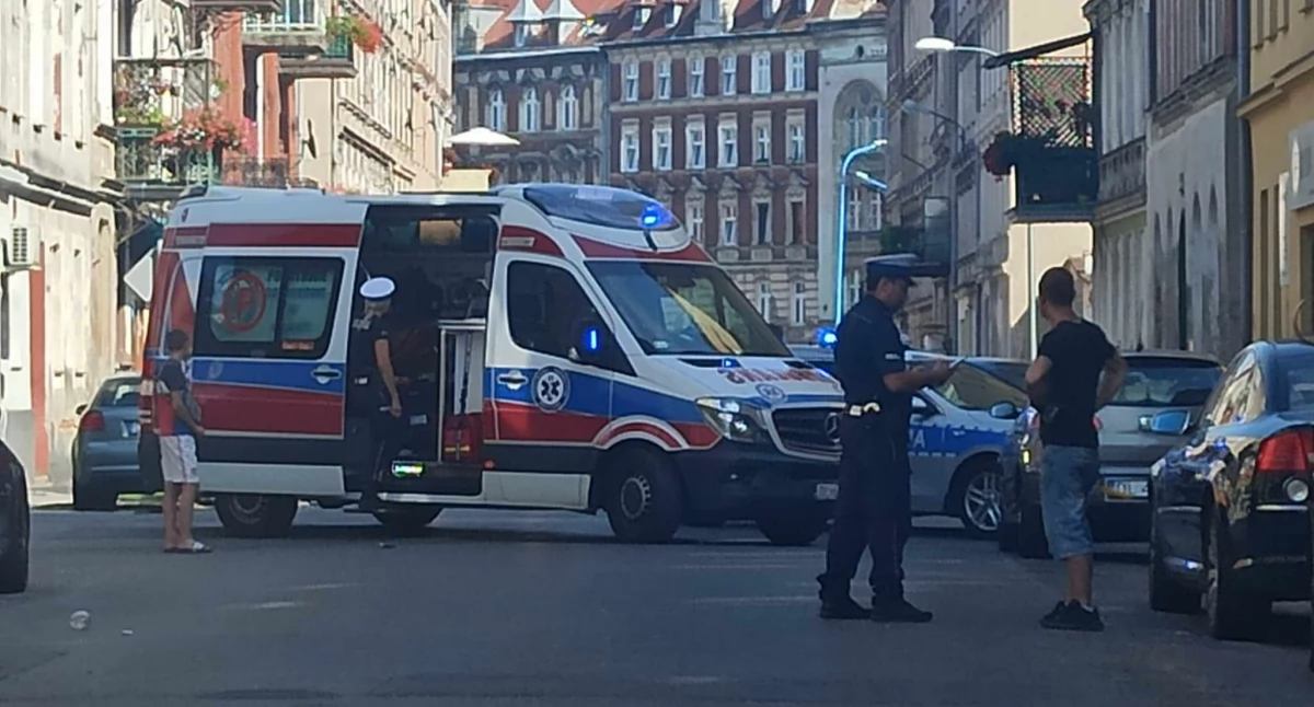 Potrącenie na Nowym Świecie w Legnicy
