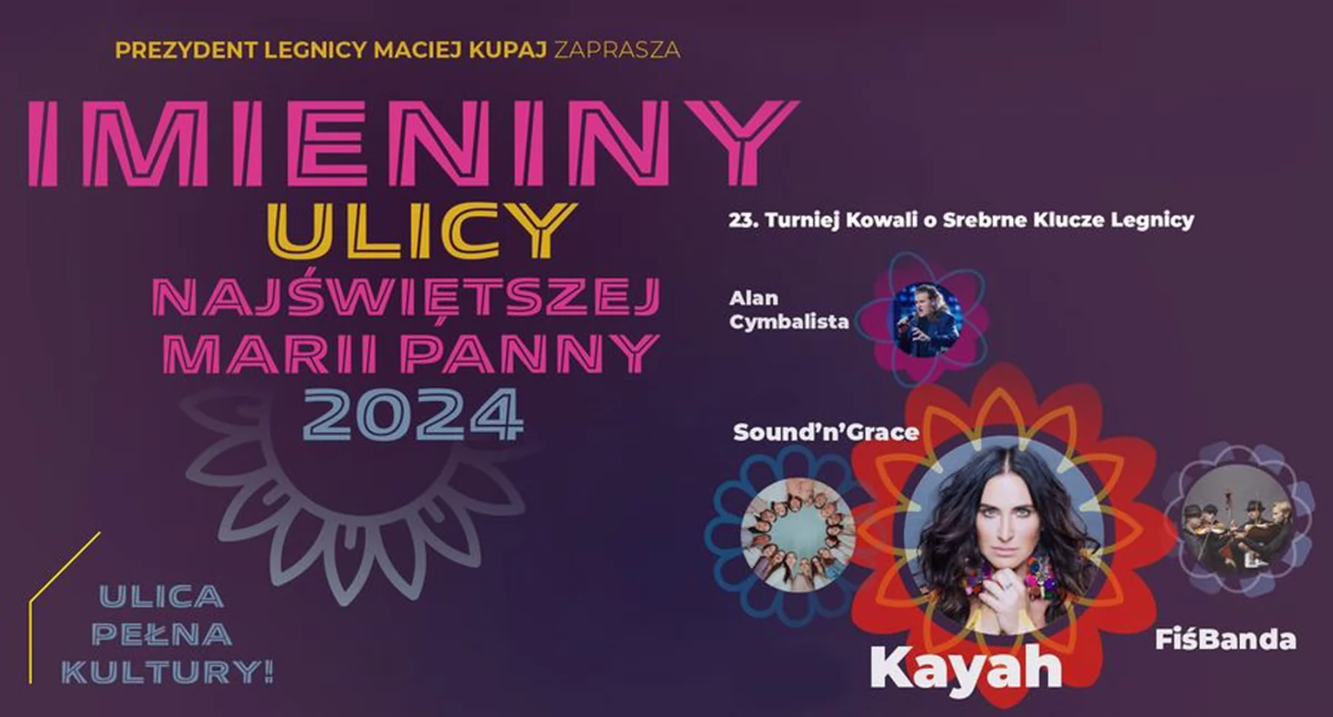 Imieniny Ulicy NMP - godzinowy plan wydarzenia