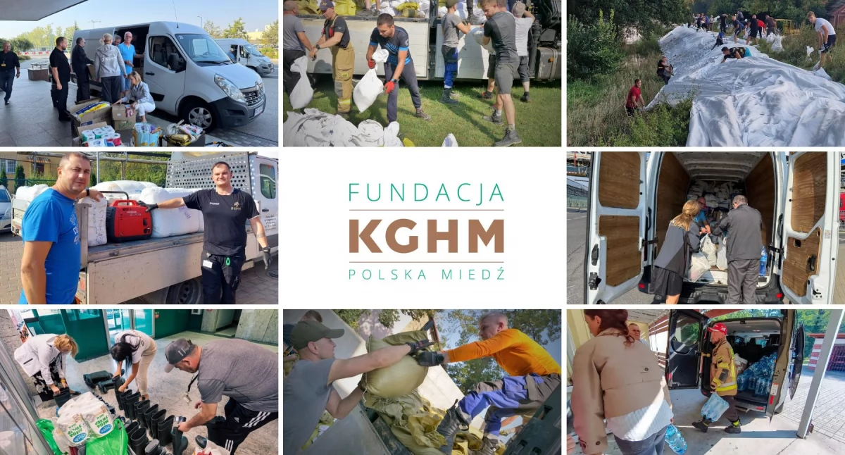 Fundacja KGHM Polska Miedź przekaże 5 mln zł na pomoc powodzianom