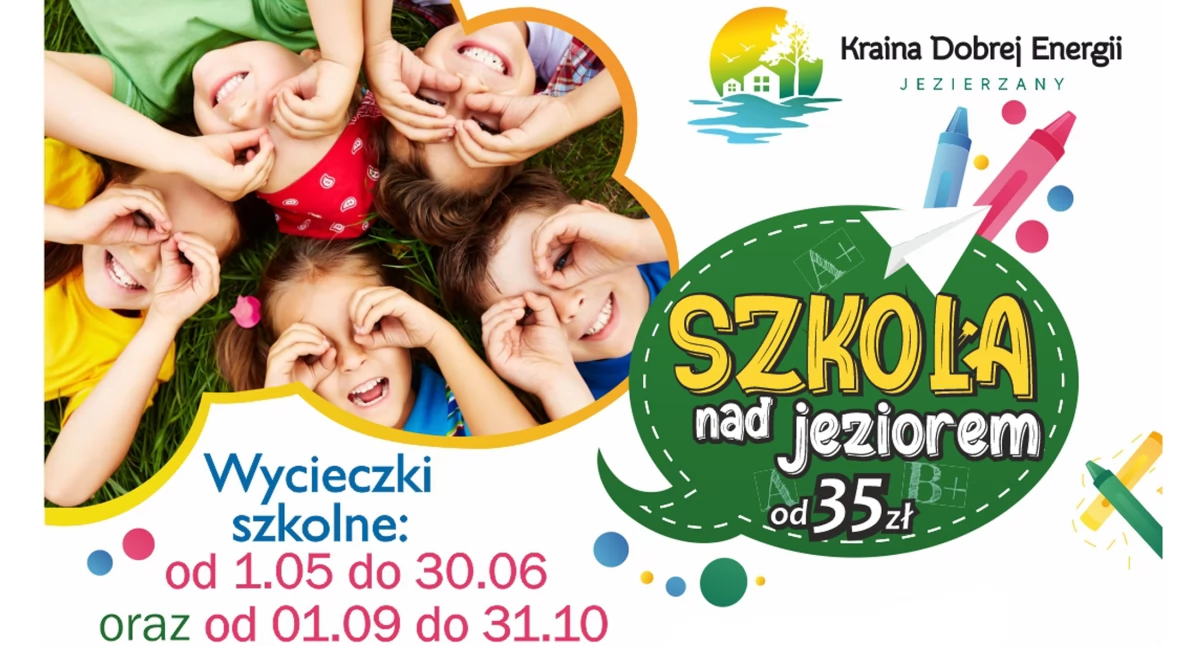 Wycieczki szkolne i integracje klasowe nad jeziorem 