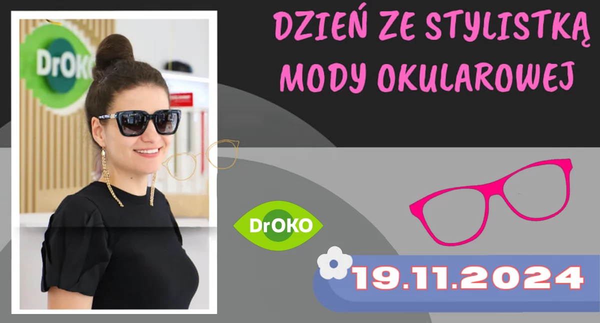 Porady stylistki i bezpłatne badanie wzroku w salonie Dr OKO