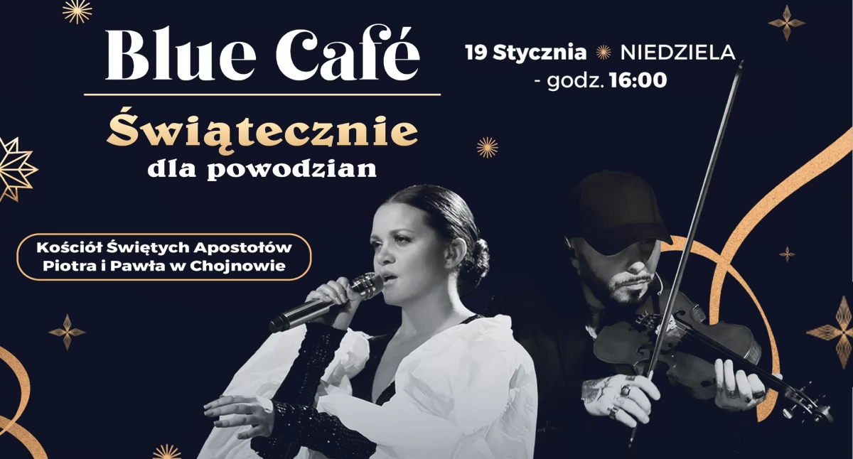 Blue Cafe - świąteczny koncert dla powodzian