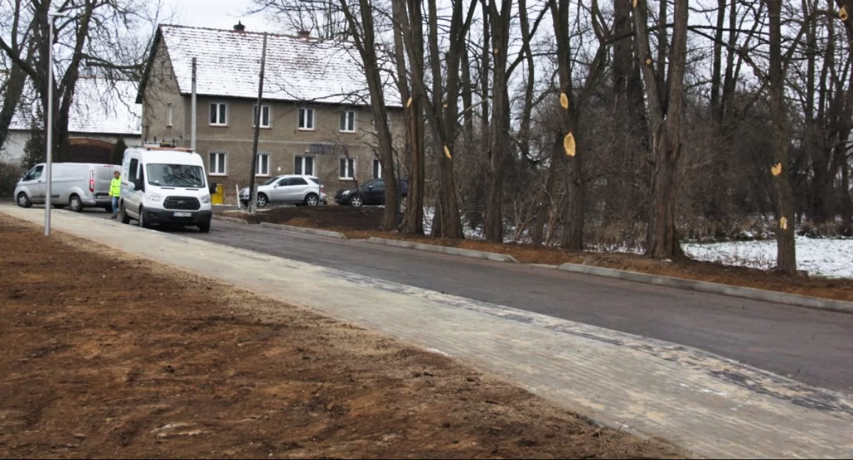 Na osiedlu Wielka Woda przebudowano drogę wewnętrzną w ramach LBO