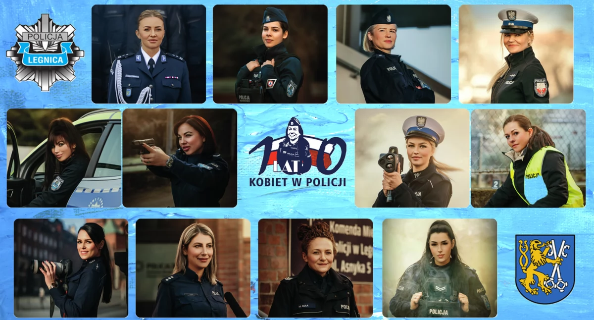 Legnickie policjantki na kartach jubileuszowego kalendarza