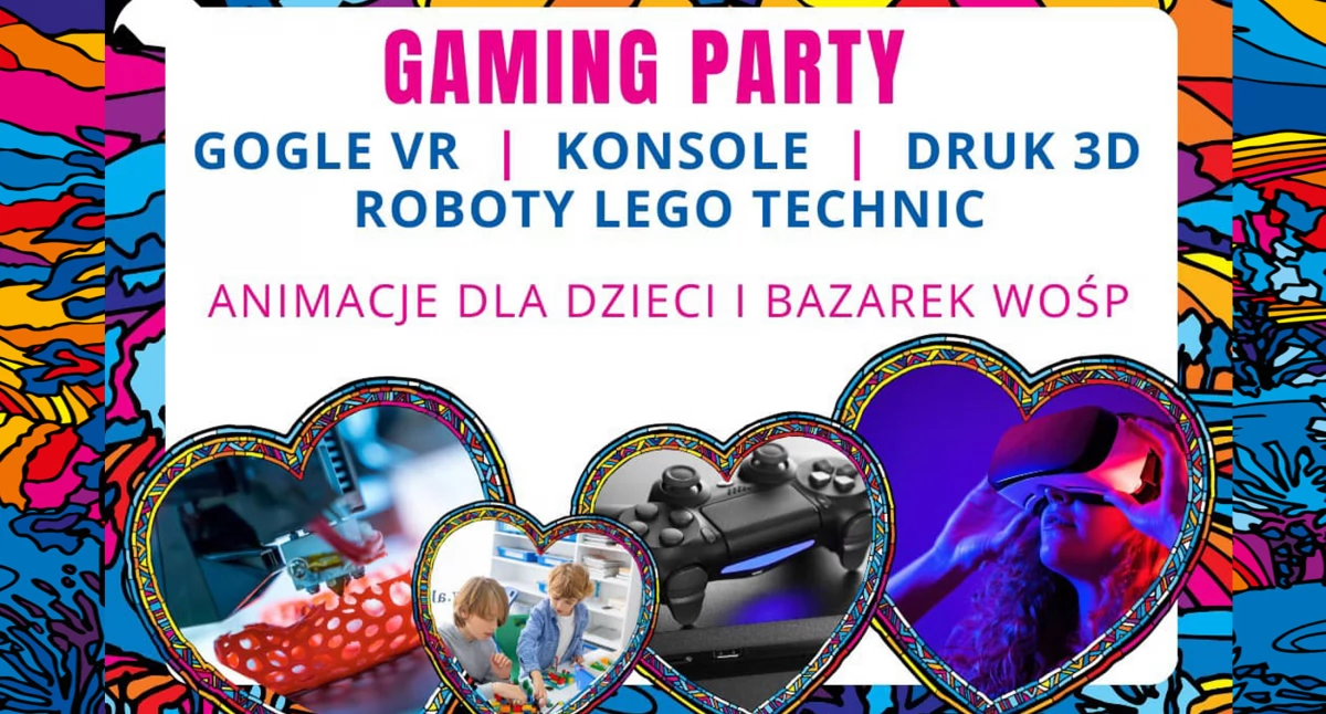 Orkiestrowe gaming party dla każdego i animacje dla dzieci