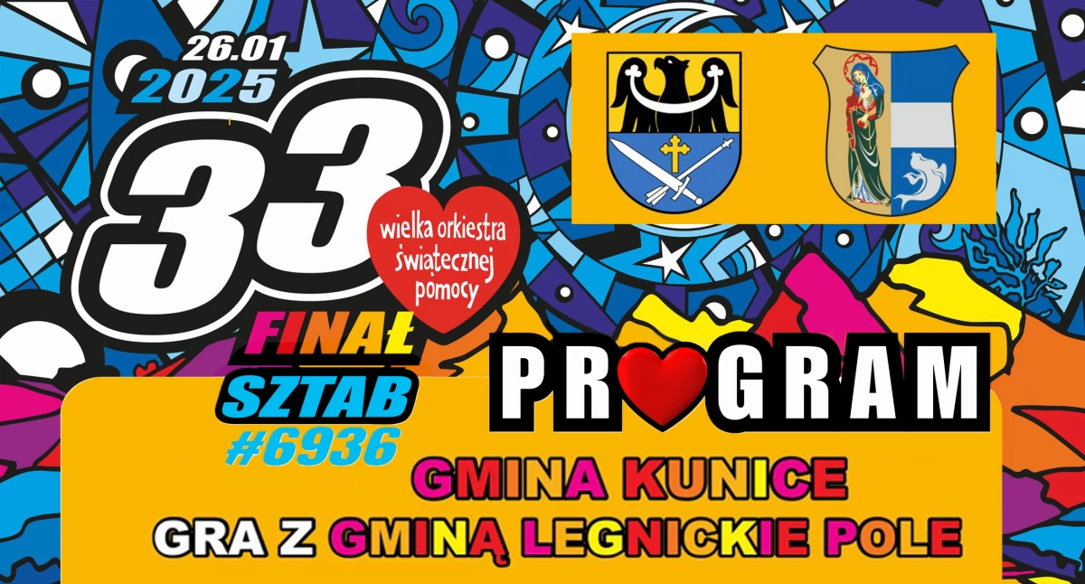 Gminy Legnickie Pole i Kunice grają razem dla WOŚP