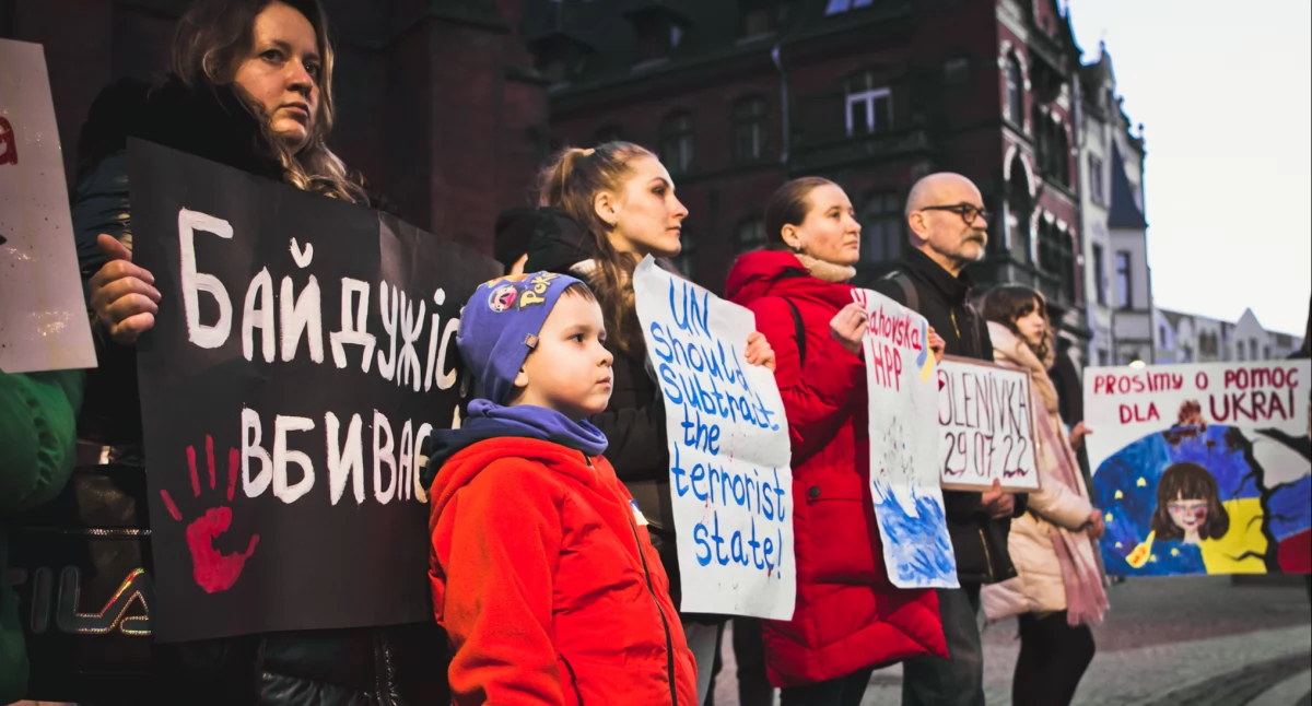 Manifestacja „Solidarni z Ukrainą” (FOTO)