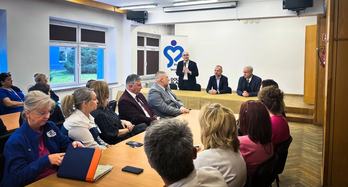 Rozmowa o potrzebach i planach legnickiego szpitala