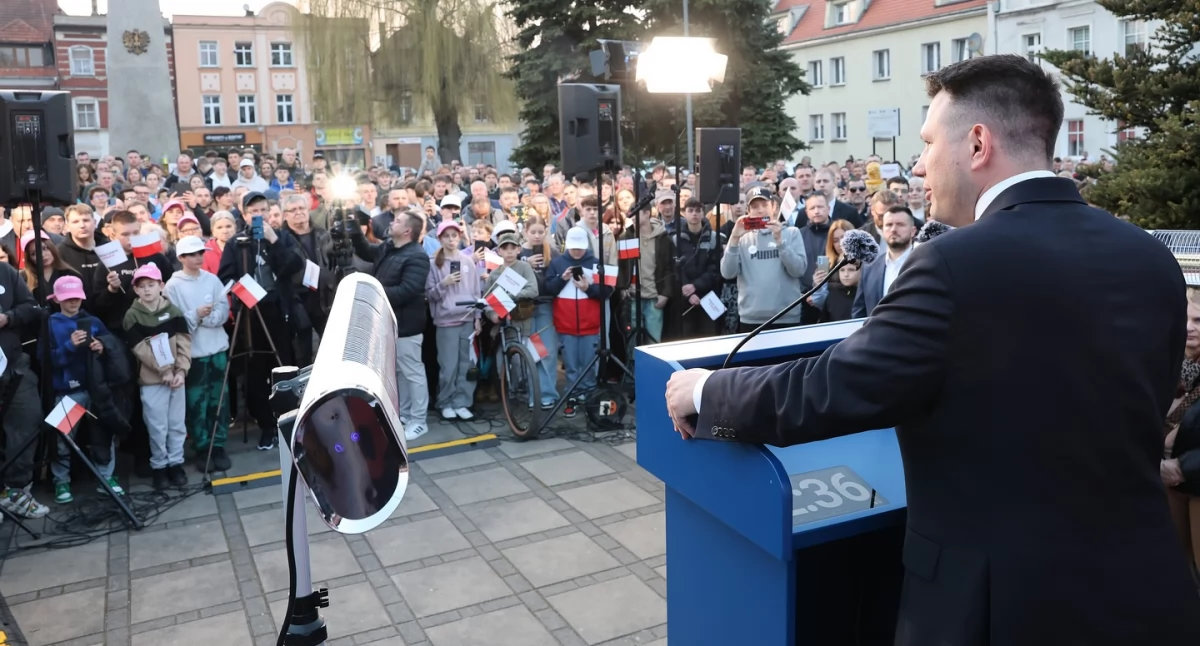 Sławomir Mentzen jak błyskawica w Legnicy, Złotoryi i Jaworze