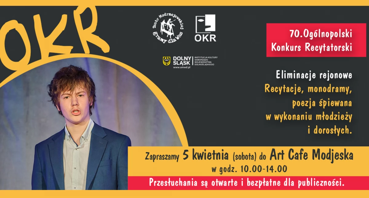 Eliminacje rejonowe 70. Ogólnopolskiego Konkursu Recytatorskiego i monodram Aleksandry Chodor