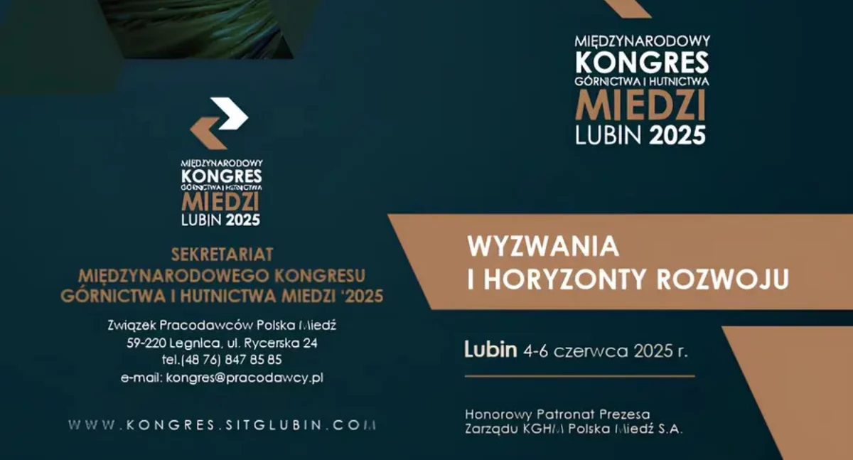 Innowacje, współpraca i przyszłość górnictwa – Międzynarodowy Kongres Górnictwa i Hutnictwa w Lubinie