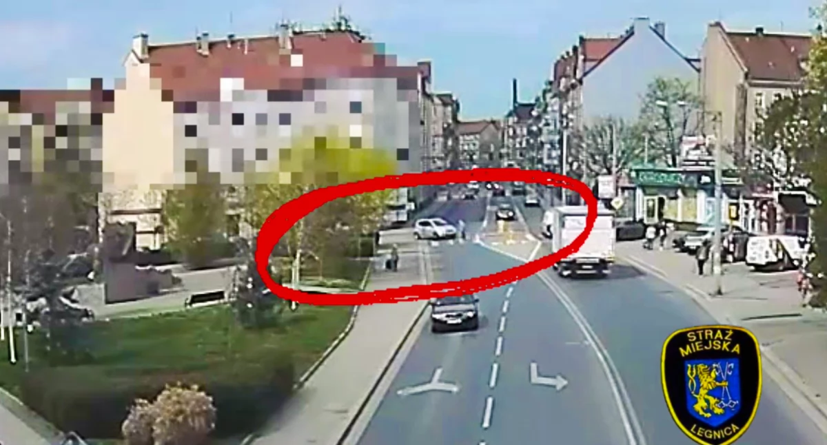 Potrącił pieszą na pasach i odjechał (FILM)