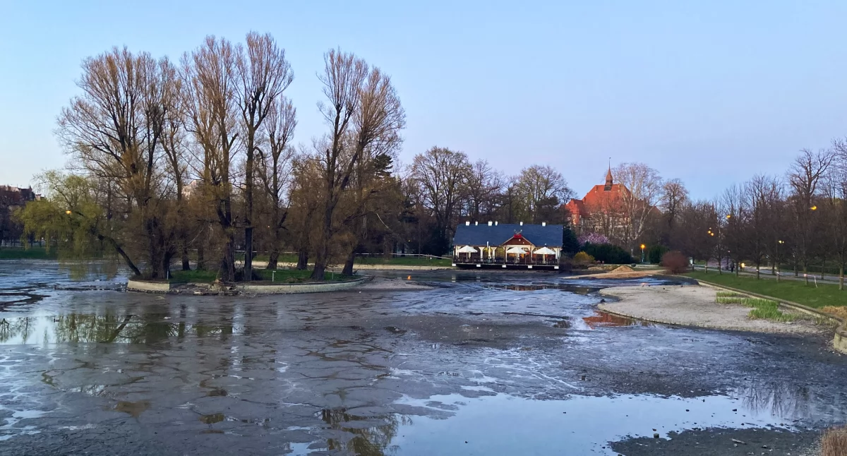 Zakończono prace na Kozim Stawie - trwa ponowne napełnianie wodą 