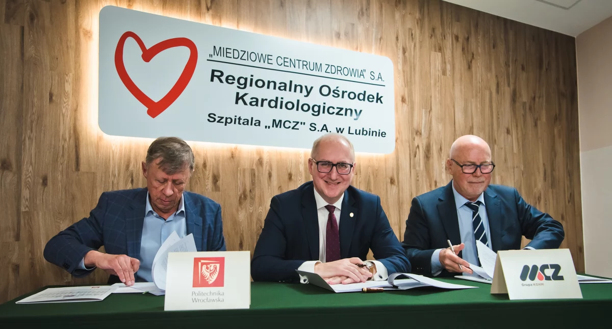 Nowy rozdział Miedziowego Centrum Zdrowia - podpisano umowę o współpracy z Politechniką Wrocławską