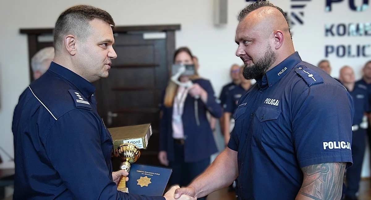 Sukces legnickiego policjanta - drugie miejsce w województwie 