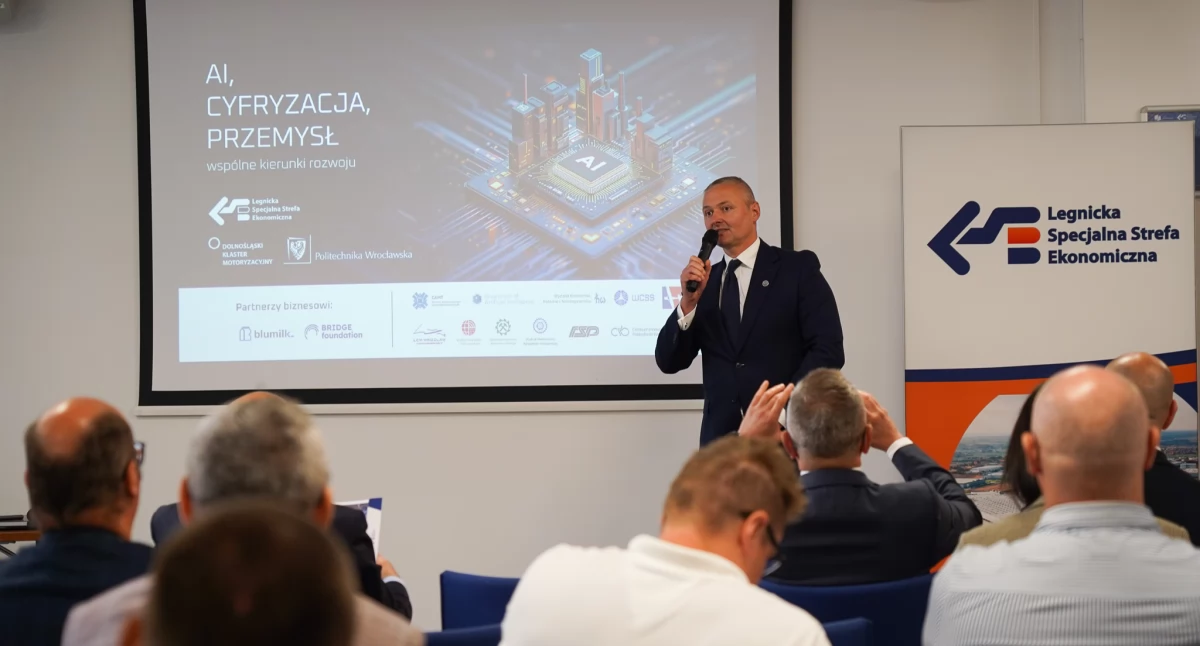 Konferencja na temat wspólnych dróg AI, cyfryzacji i przemysłu w Legnickiej Specjalnej Strefie Ekonomicznej