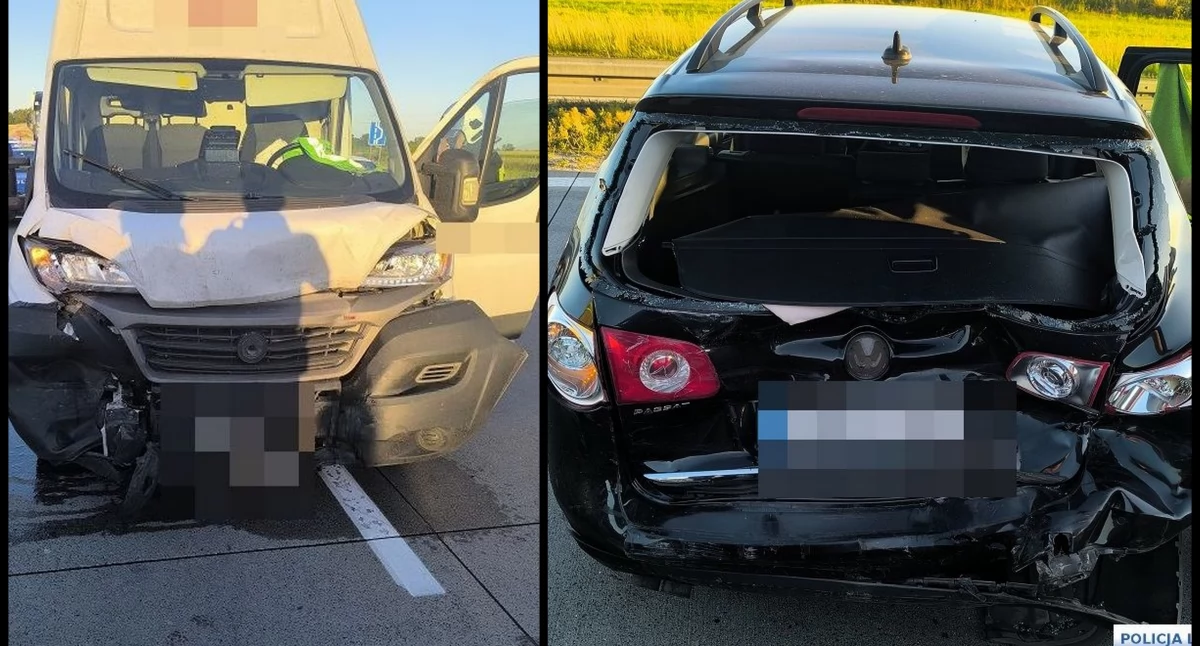Kolizja na wiele godzin sparaliżowała ruch na autostradzie A4 