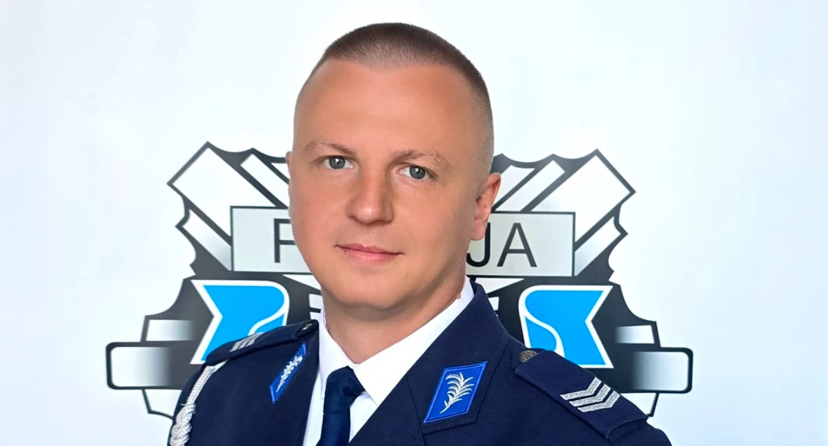 Policjant ruszył na pomoc chłopcu, który uległ wypadkowi 