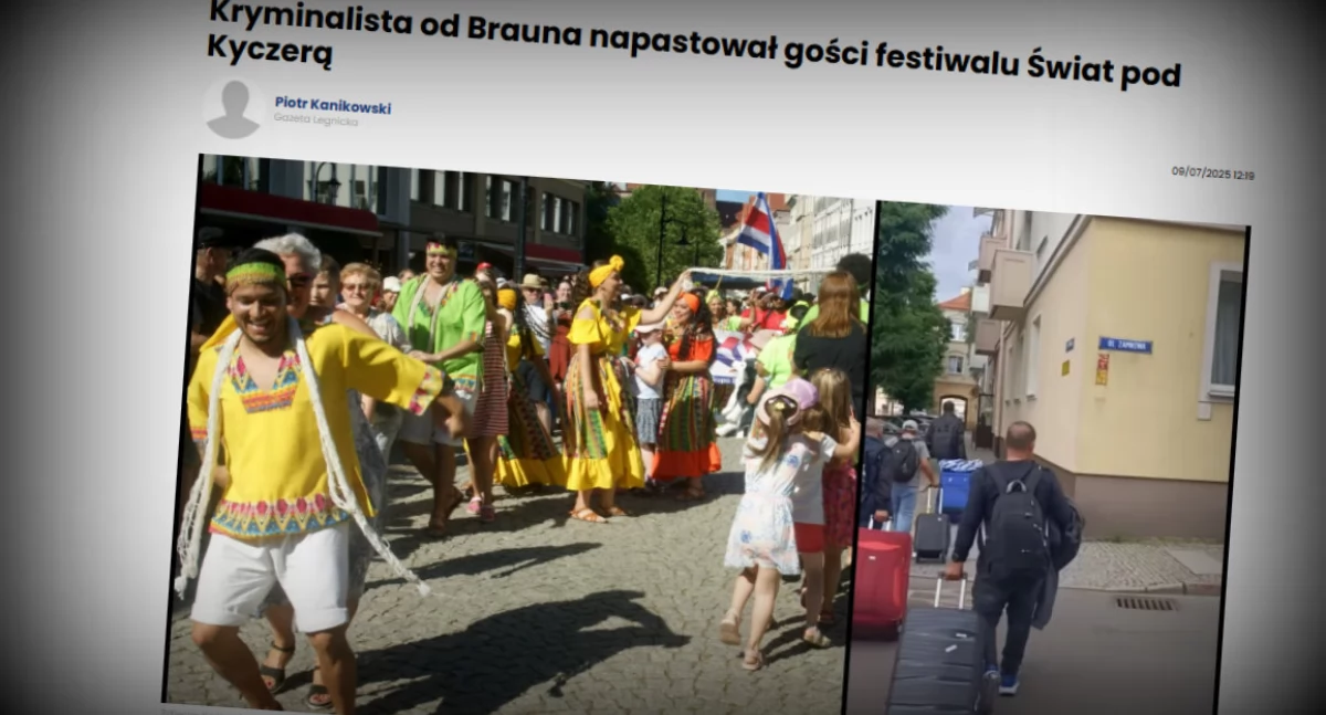 Cudzoziemcy napadnięci w Oleśnicy nie byli gośćmi Kyczery