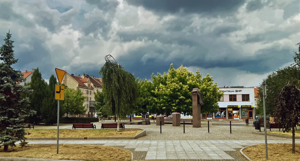 Silny deszcz i burze - ostrzeżenie meteo 
