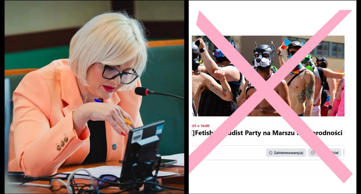 Joanna Śliwińska-Łokaj nie ma nic wspólnego z gejami w psich maskach