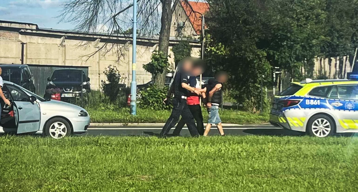 Pijany Gruzin zatrzymany na Poznańskiej - jechał slalomem