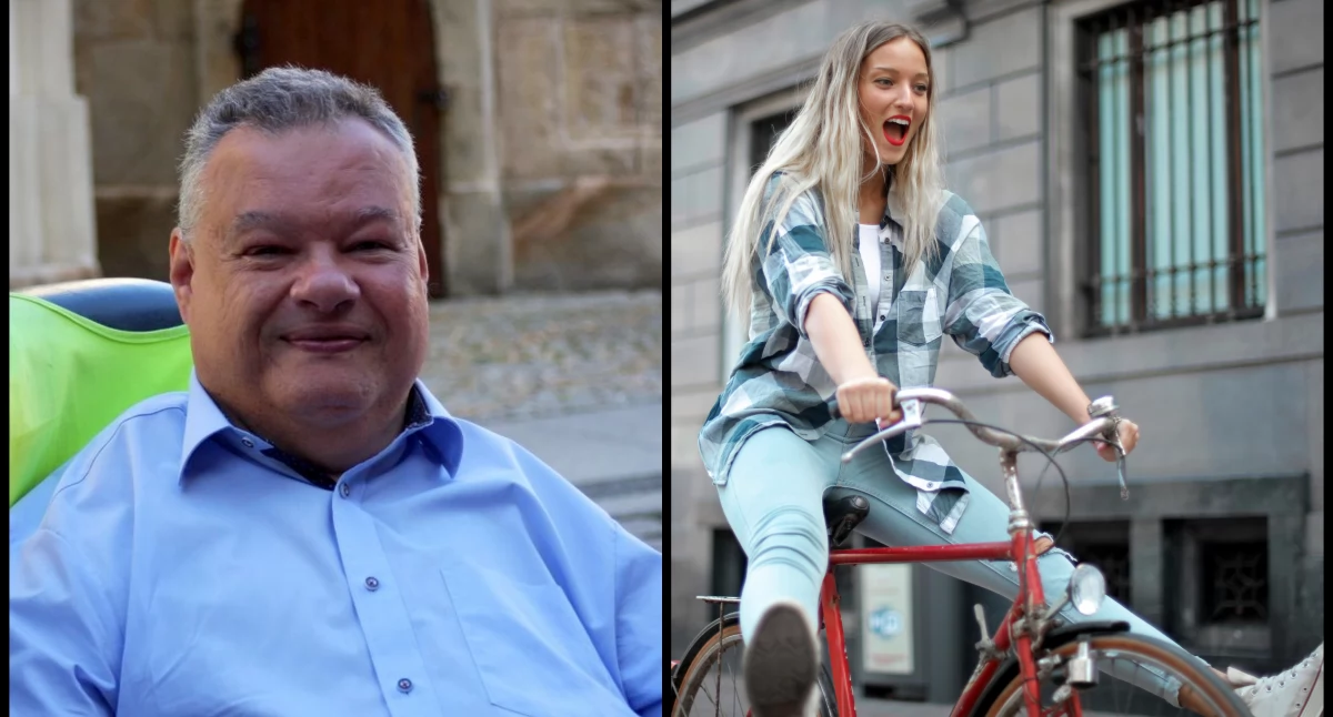 Paweł Frost uważa, że przez Rynek i deptak trzeba wytyczyć ścieżki rowerowe