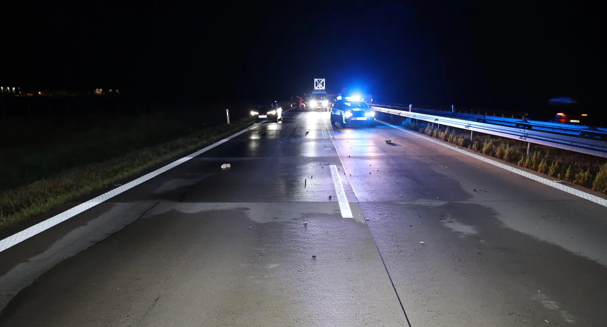 Pieszy wtargnął na autostradę A4. Nie żyje