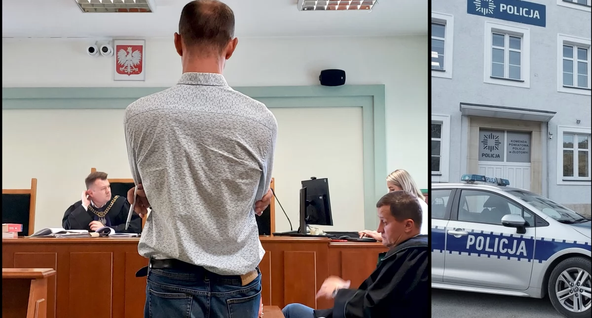 Dobry policjant skrzywdzony przez odtrąconą kobietę i przełożonych? Tak broni się Jakub B.