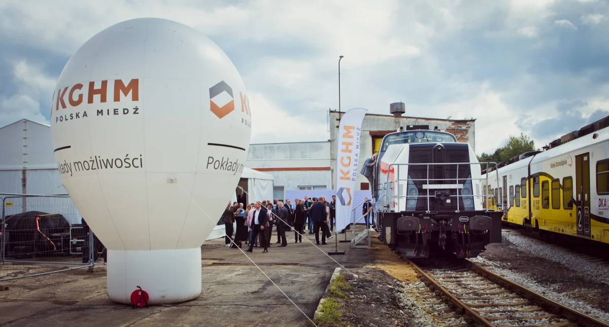 POL-MIEDŹ TRANS przetestował lokomotywę na wodór (FOTO)