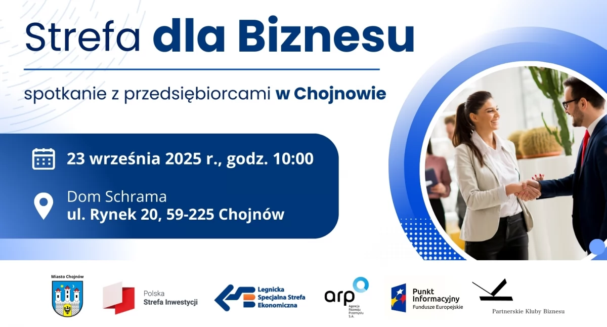 Strefa dla Biznesu - spotkanie z przedsiębiorcami w Chojnowie 
