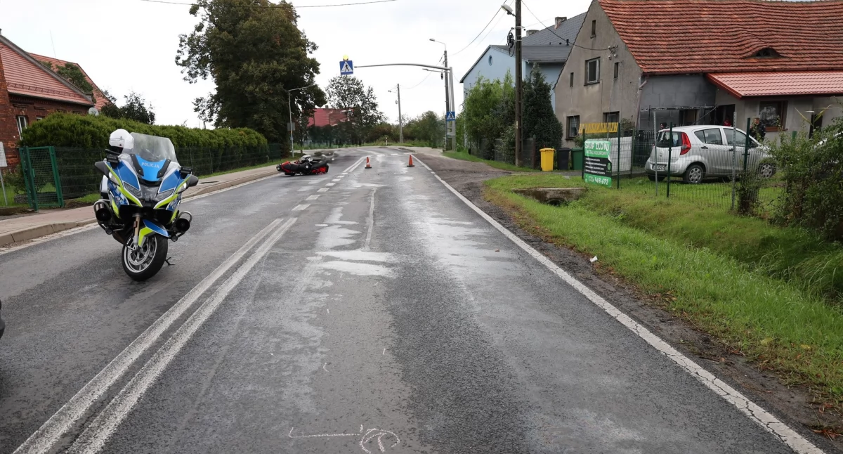 Legnicka policja poszukuje świadków wypadku w Golance Dolnej