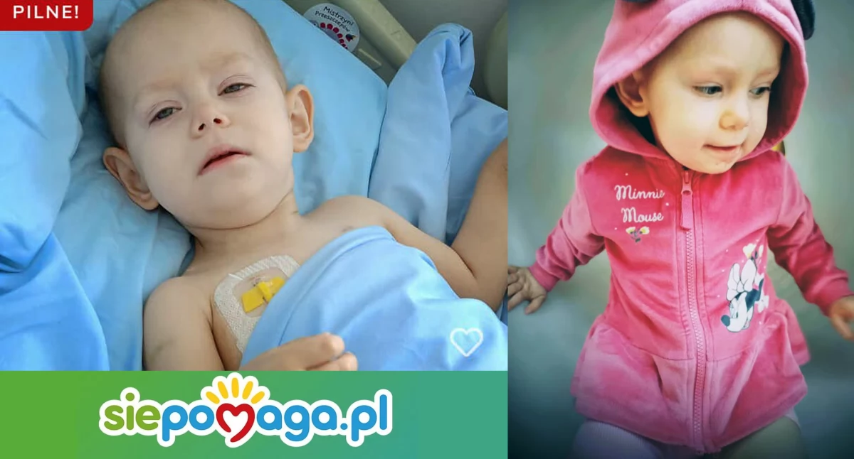 2-letnia Luiza z Legnicy walczy o życie - każdy może pomóc