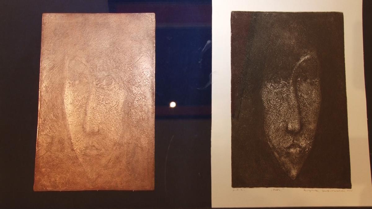 Płyty malowane prądem w legnickim muzeum