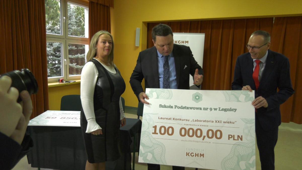 Legnicka „dziewiątka” dostała 100 tys. zł od Fundacji KGHM