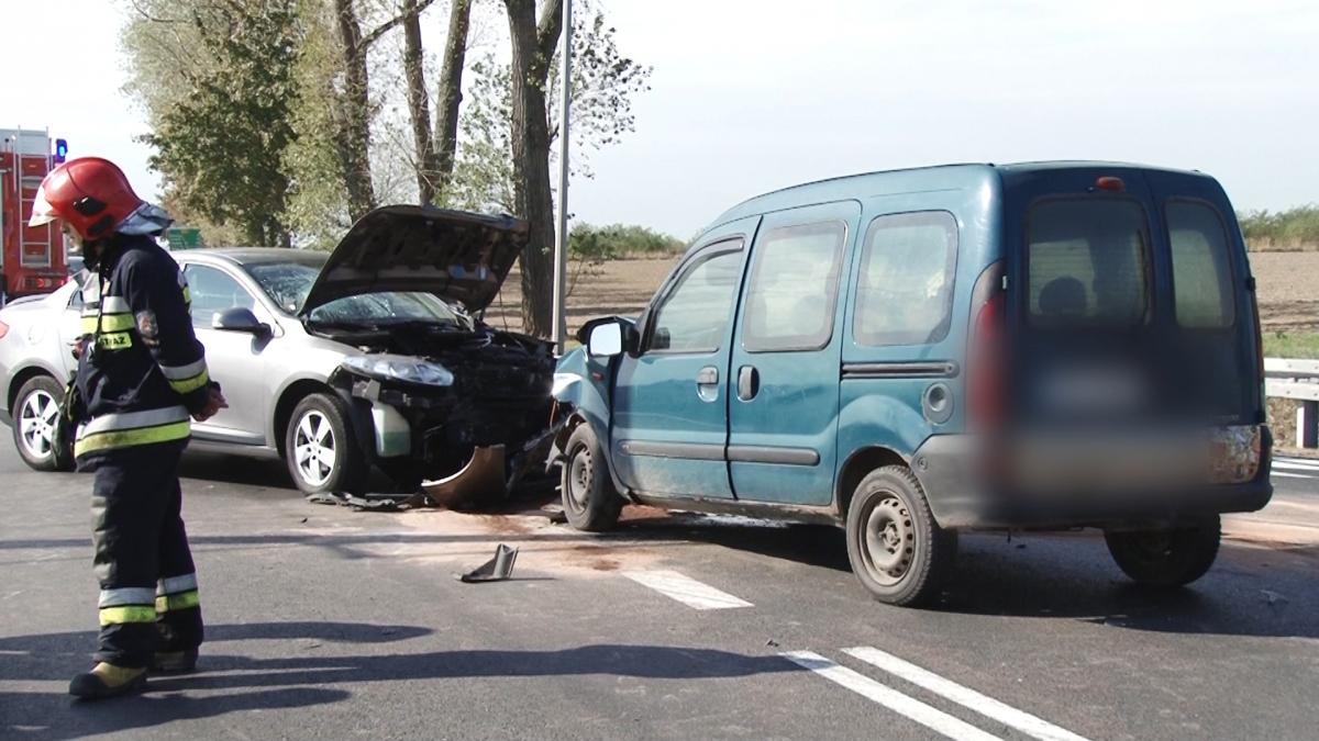 Zderzenie czołowe na drodze do Złotoryi
